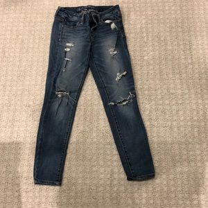 American Eagle ripped jeans